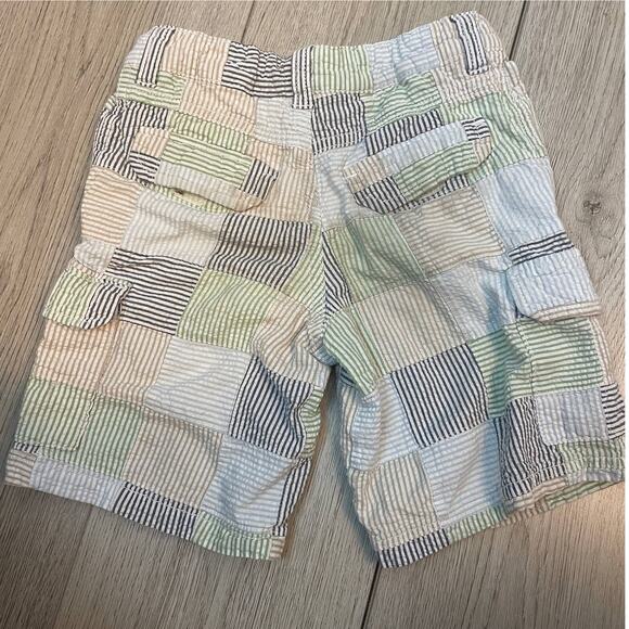 BOYS Gymboree Patchwork Shorts Size 6 - Picture 2 of 5